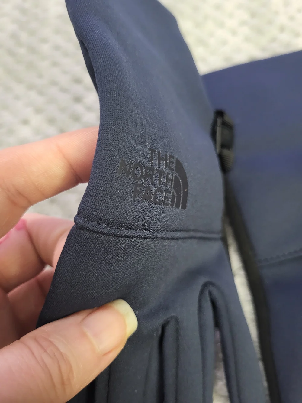 The‎ North Face Navy Touchscreen Gloves Medium
